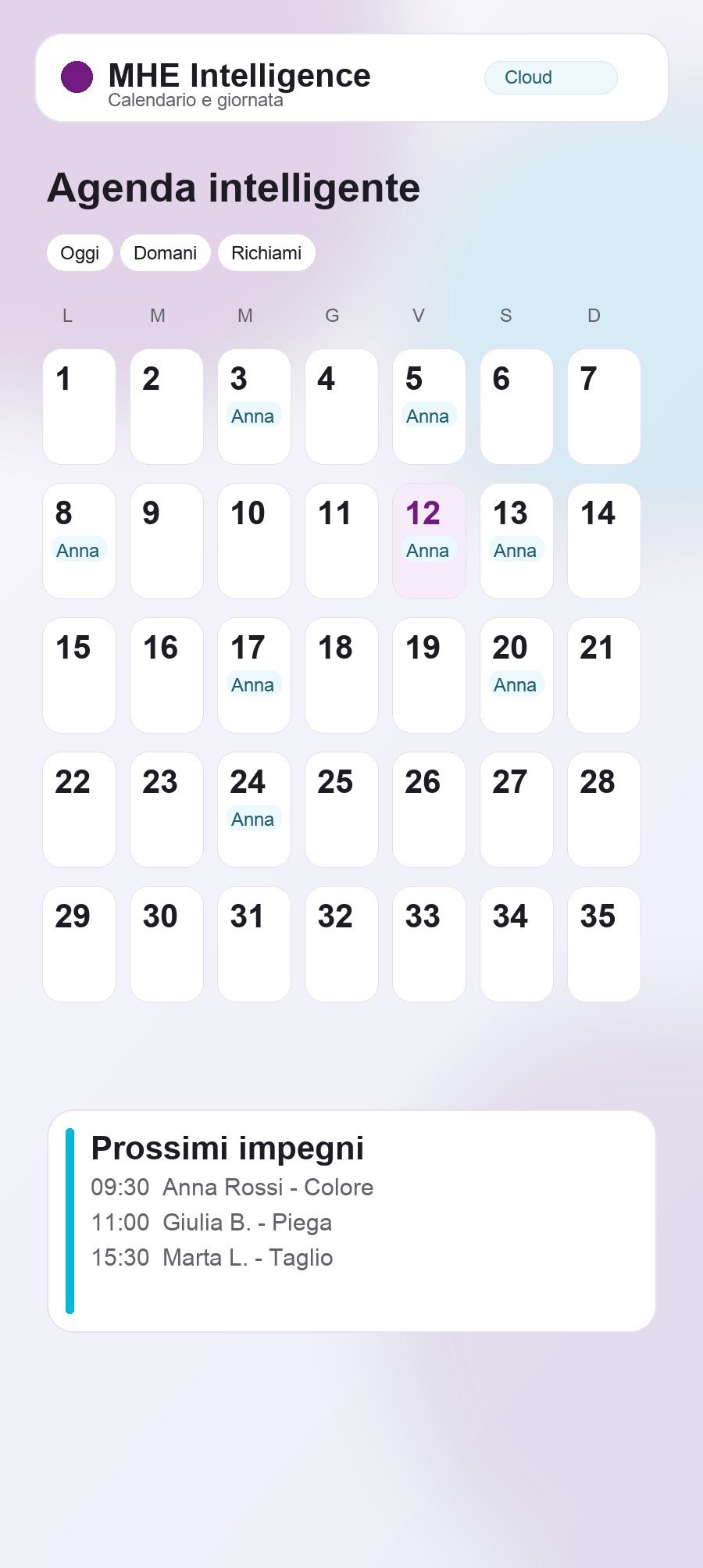 Anteprima di MHE Intelligence su smartphone